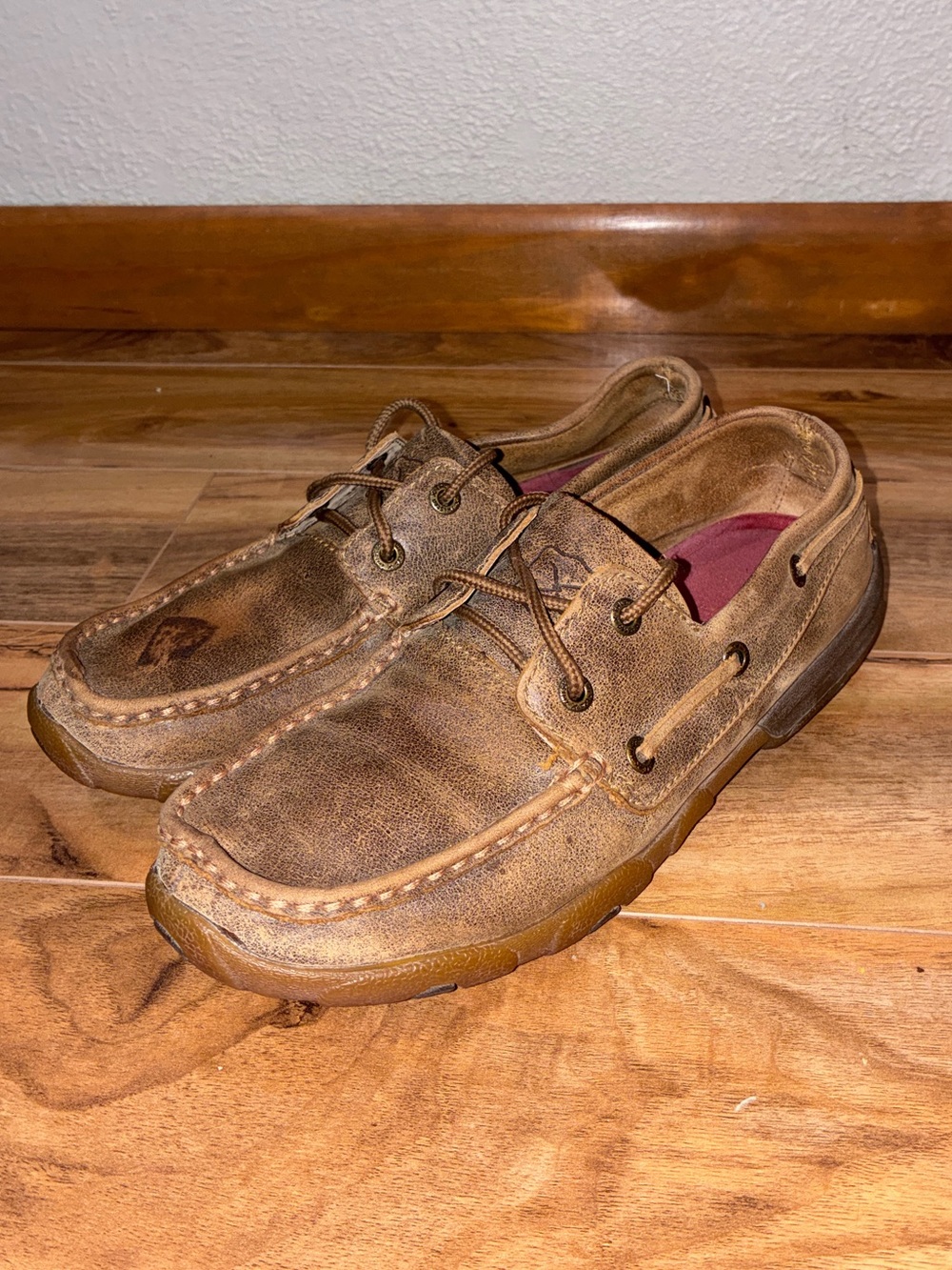 Twisted X Women’s Boat Shoe Driving Moccasin- size 7